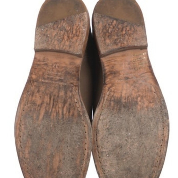 Distressed Leather Ankle Boots - Picture 5 of 5